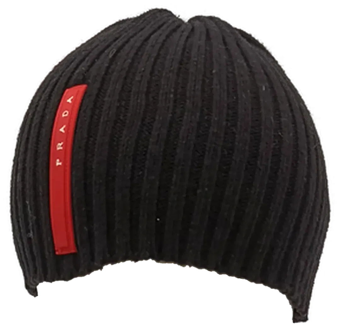 Prada Herrenmütze schwarz – Bild 1