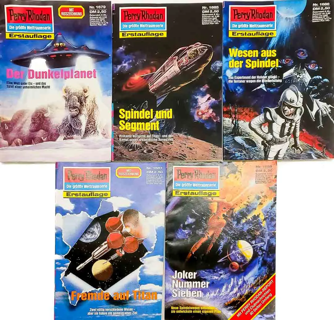Taschenbücher Perry Rhodan Erstauflage Konvolut 29 Stück  – Bild 2