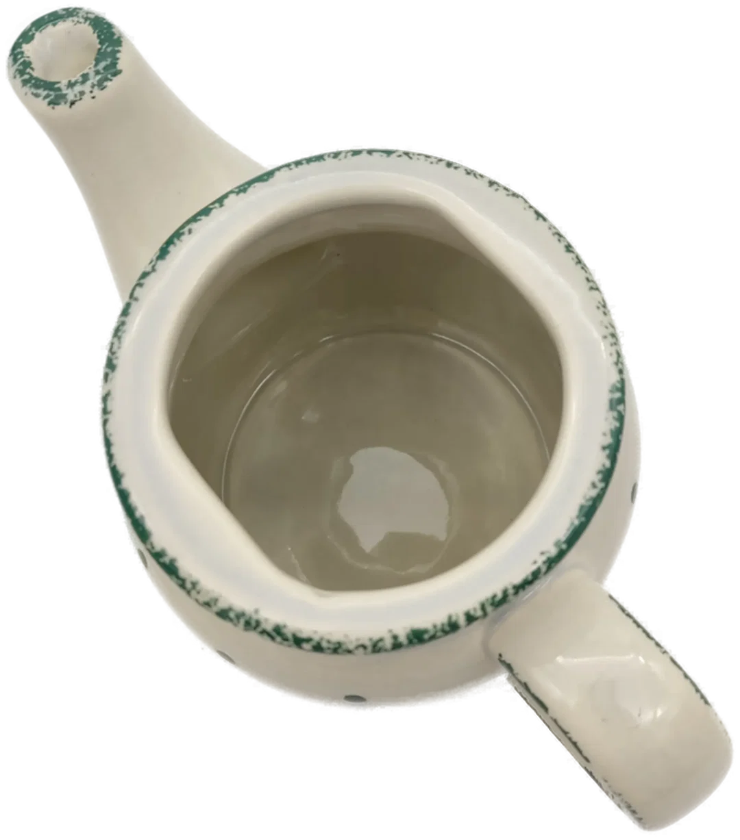 Vintage Kaffeekanne Keramik DDR - H/19 cm, Ostalgie – Bild 2