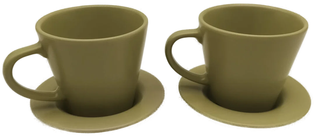 Ikea, 2 Stk. Kaffeetassen grün - Bild 4