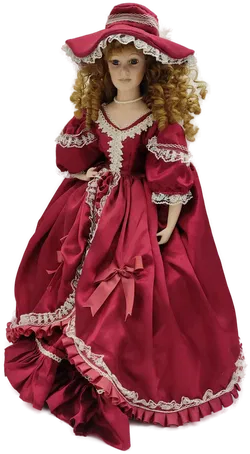 Victorian Doll - Handgearbeitete Porzellan- Sammlerpuppe - H/70 cm  - Bild 4