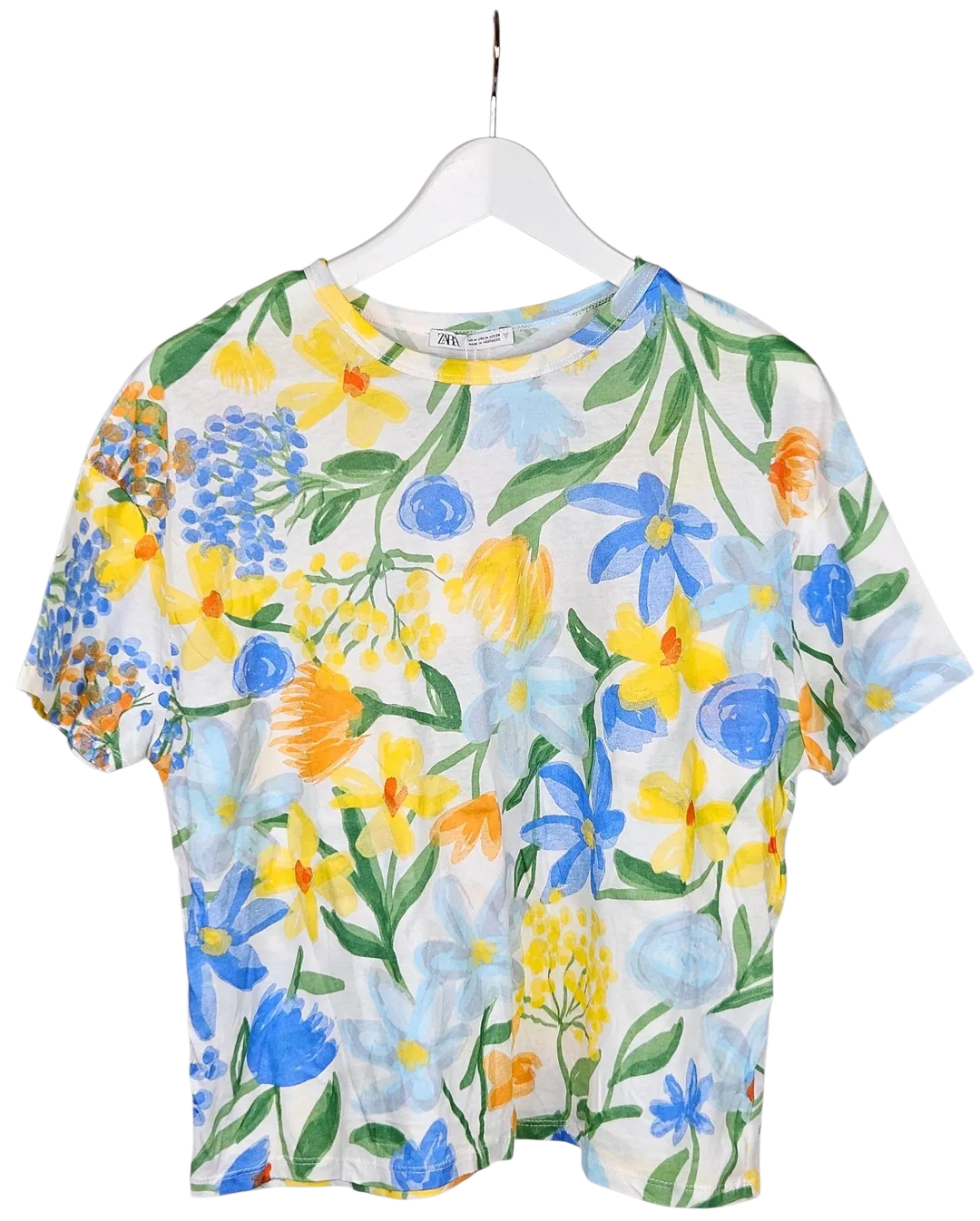 ZARA Damen T-Shirt, multicolor - Gr. M  - Bild 4
