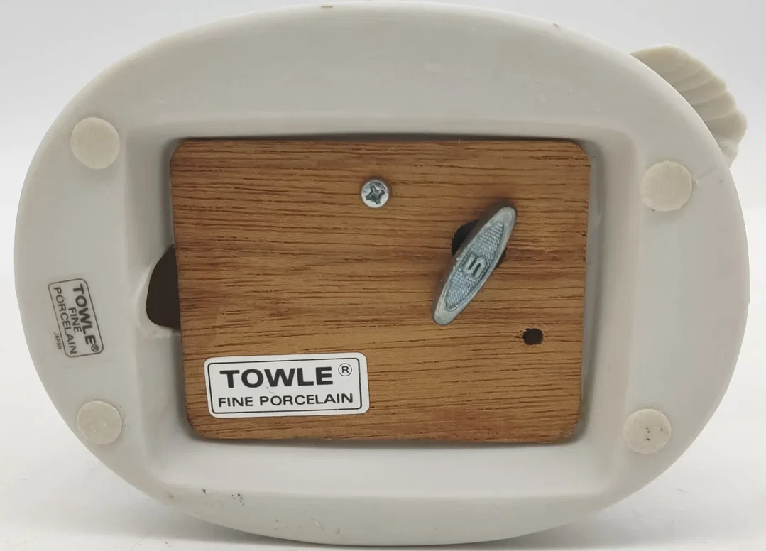 Towle Fine Porcelain Turteltauben Spieluhr Porzellan / Keramik – Bild 6