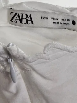 ZARA Damen Minikleid, weiß - Gr. M – Vorschau 4