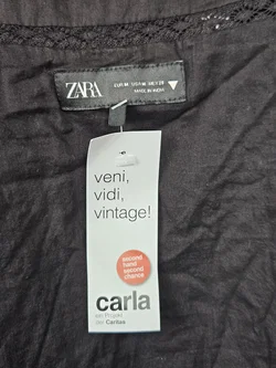 ZARA Damen Top, schwarz - Gr. M  - Bild 4