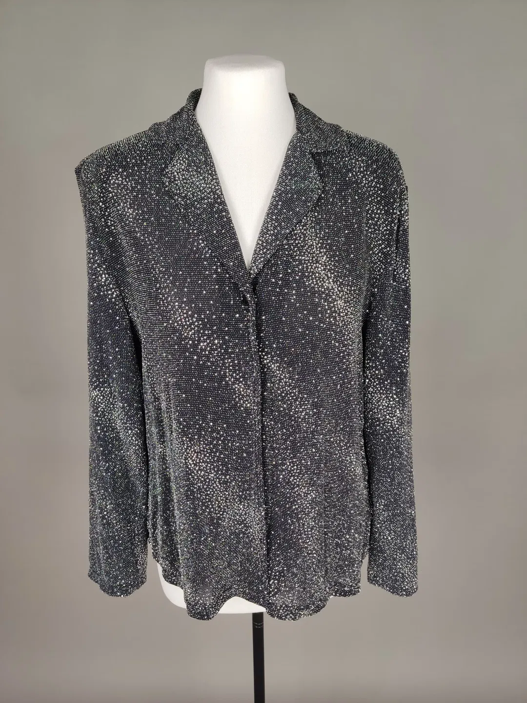 Sixth Sense Damen Jacke schwarz / Glitzer - XL /42 - Bild 4