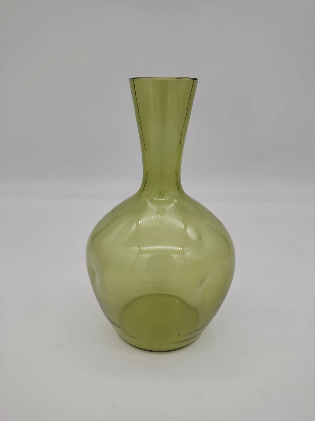 Vintage Glasvase, grün - Bild 4