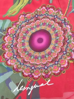 Desigual Damen Kleid rot/bunt Gr. 44 - Bild 3