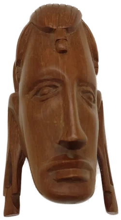 Afrikanische Holzschnitzmaske 20 cm - Bild 1