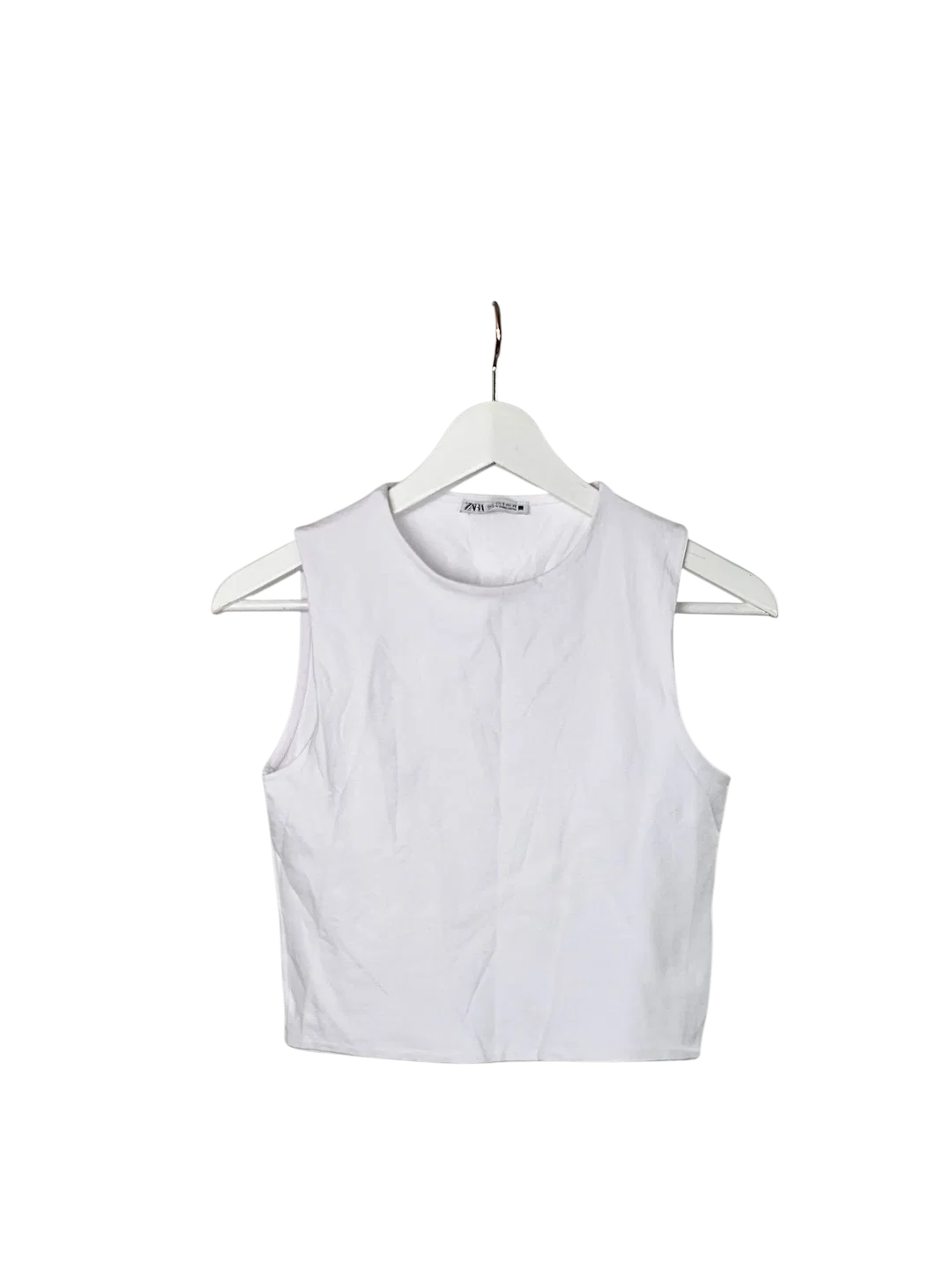 ZARA Damen Top, weiß - Gr. S / 36 - Bild 1