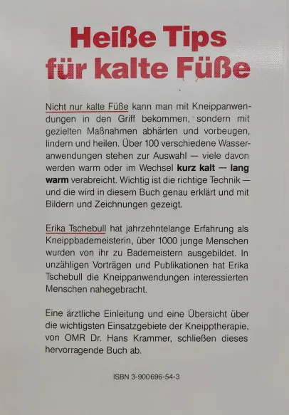 Buch "Heisse Tips für kalte Füsse" - Erika Tschebull – Bild 2