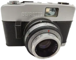 Beirette mit Priomat Meritar 2,8/45 + Tasche, Vintage, Ostalgie - Bild 3