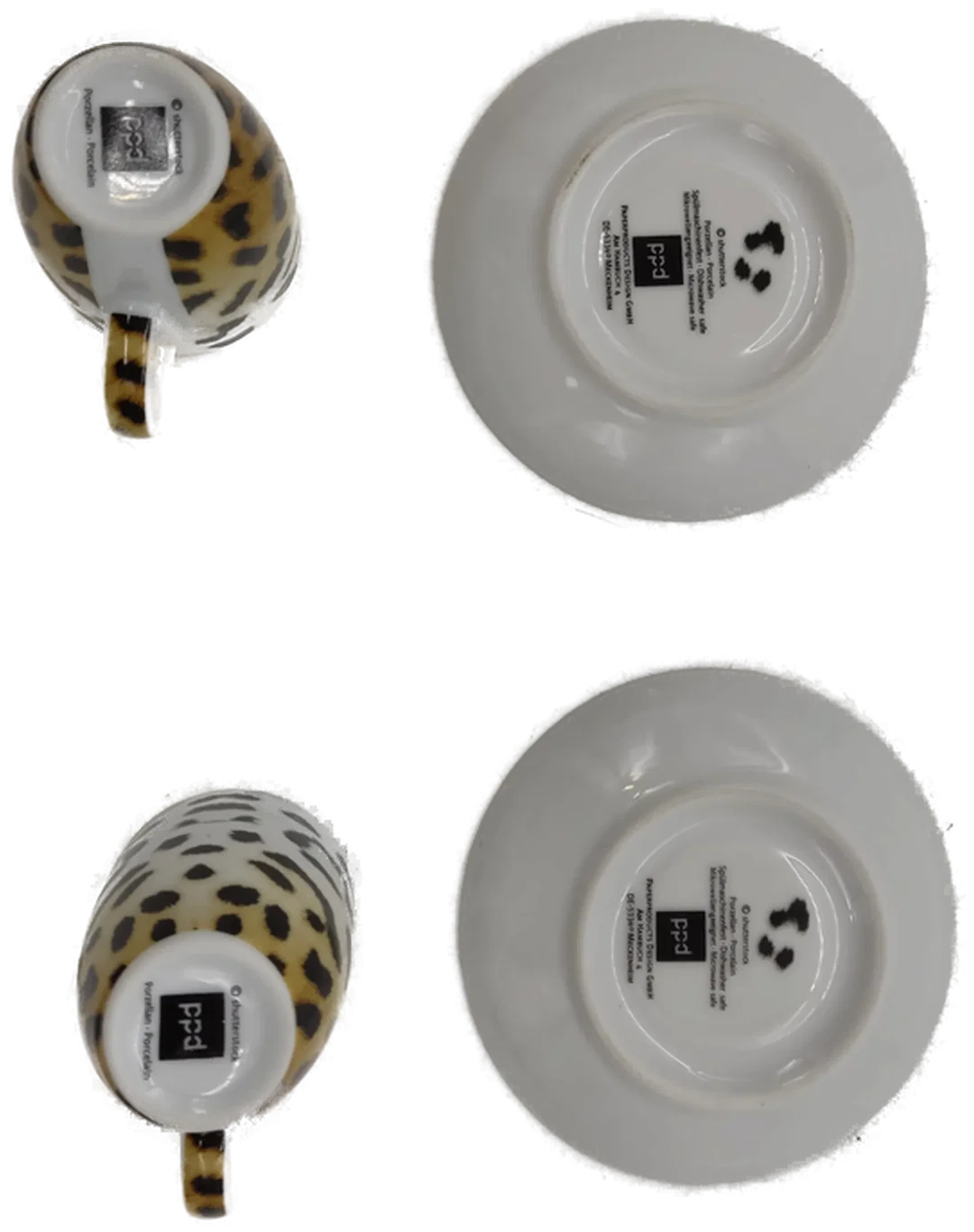 Espresso Tassenset Leopard - 2 Stück – Bild 6