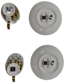 Espresso Tassenset Leopard - 2 Stück - Bild 6