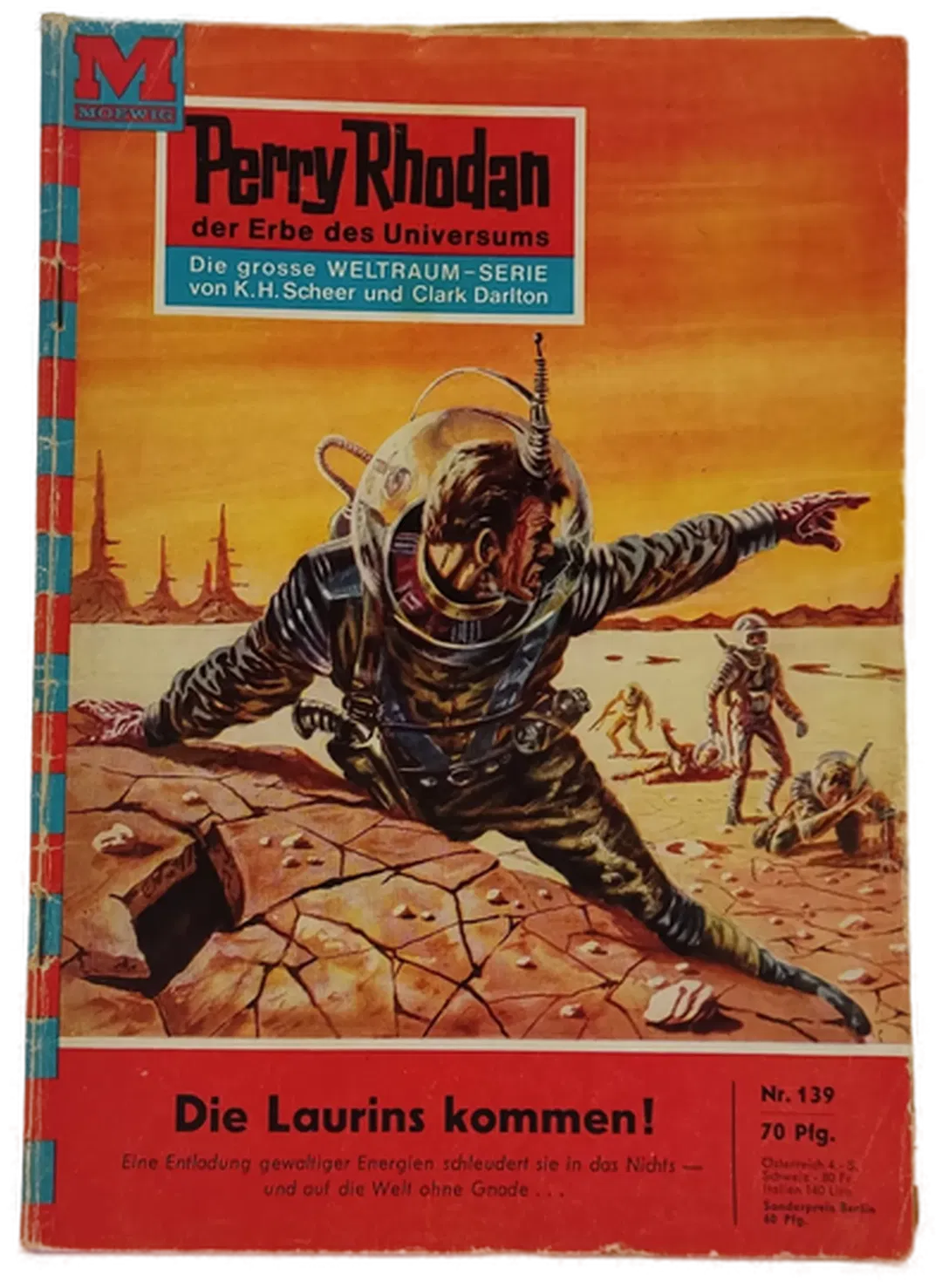  Romanheft Perry Rhodan Die Laurins kommen! Erstauflage Nr.139 - Bild 2