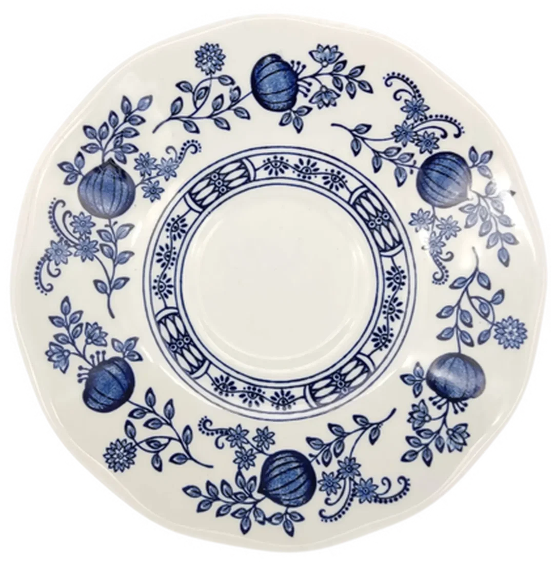 Blue Onion 2 Stk. Untertassen  – Bild 2