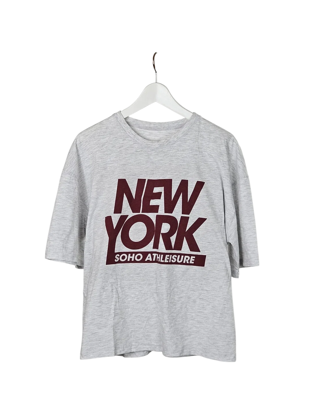 T-Shirt Herren New York, grau-meliert - Gr. S - Bild 1