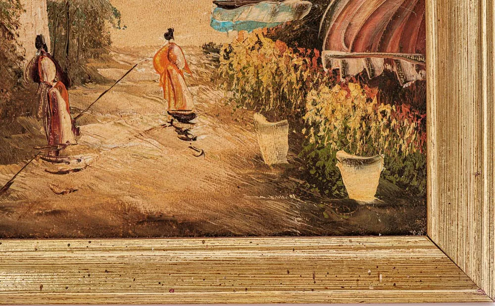 3 Ölbilder mit Goldrahmen – Bild 5