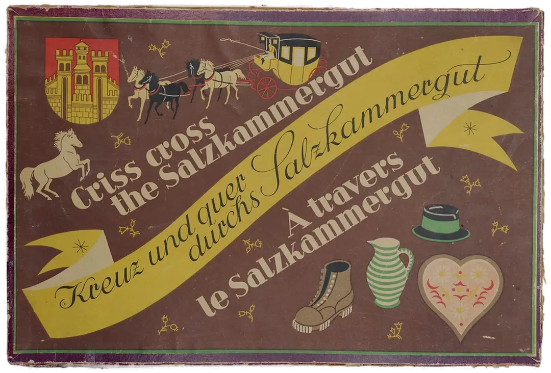 Kreuz und quer durchs Salzkammergut - Vintage Gesellschaftsspiel - Bild 1