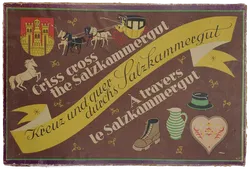 Kreuz und quer durchs Salzkammergut - Vintage Gesellschaftsspiel - Bild 1