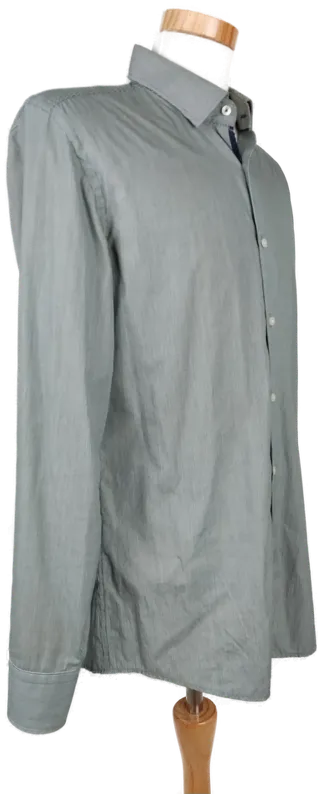 Hugo Boss Herren Hemd, blau/weiß - Gr. M  – Bild 2