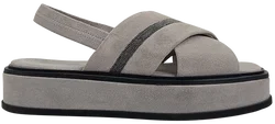 FABIANA FILIPPI Damen Sandalen, grau - Gr. 37 - Bild 2
