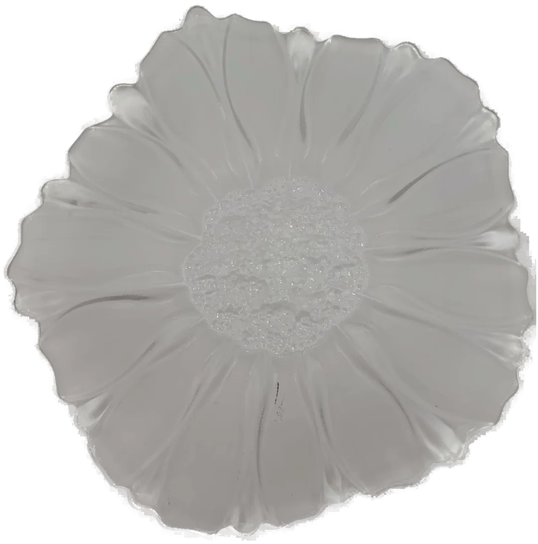 Kristall-Servierplatte Mikasa Transparent | Sunflower Frost – Bild 3