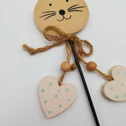 Gartenstecker Hase Holz | Frühlingsgruß - Bild 3