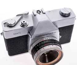 Vintage MAMIYA / SEKOR 528TL Analoge Kleinbild 135-Spiegelreflexkamera 24 x 36 mm - Bild 2