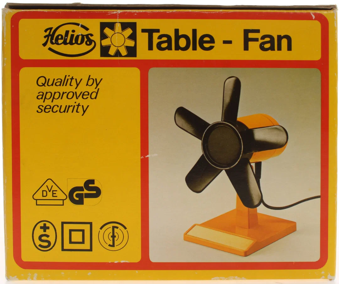 Helios Vintage Tischventilator – Retro Design, 220V, mit Originalverpackung – Bild 2