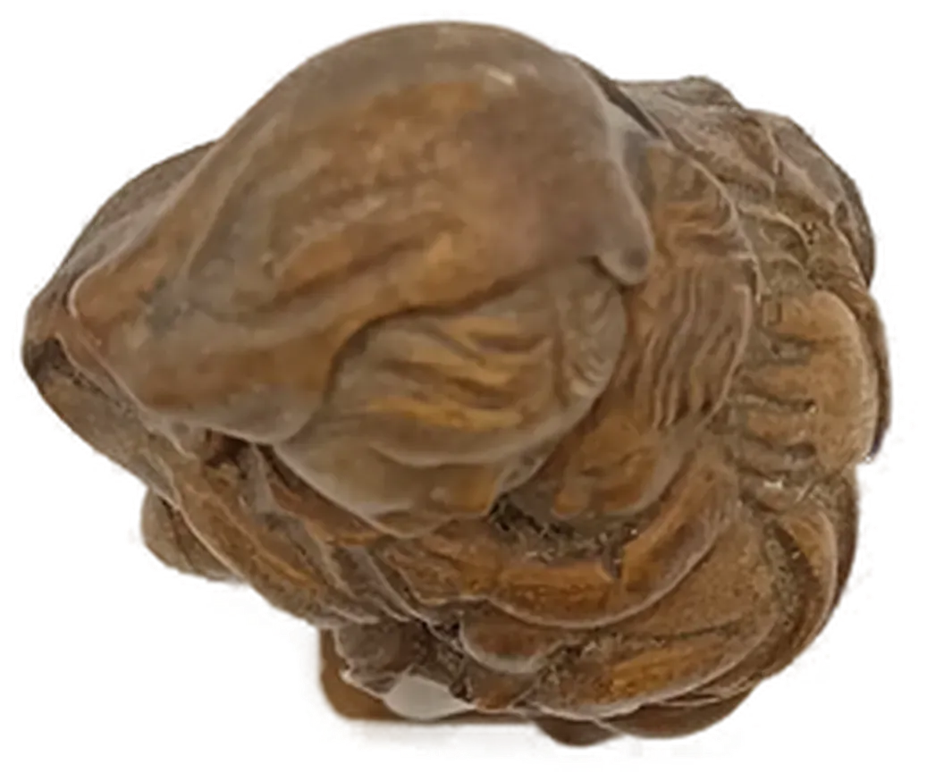 Moderne Madonna mit Kind – Elegante Skulptur in edler Holzoptik – Bild 6