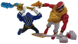 Set mit 2 Power Ranger Blue & Power Ranger Red von Mattel - Bild 3