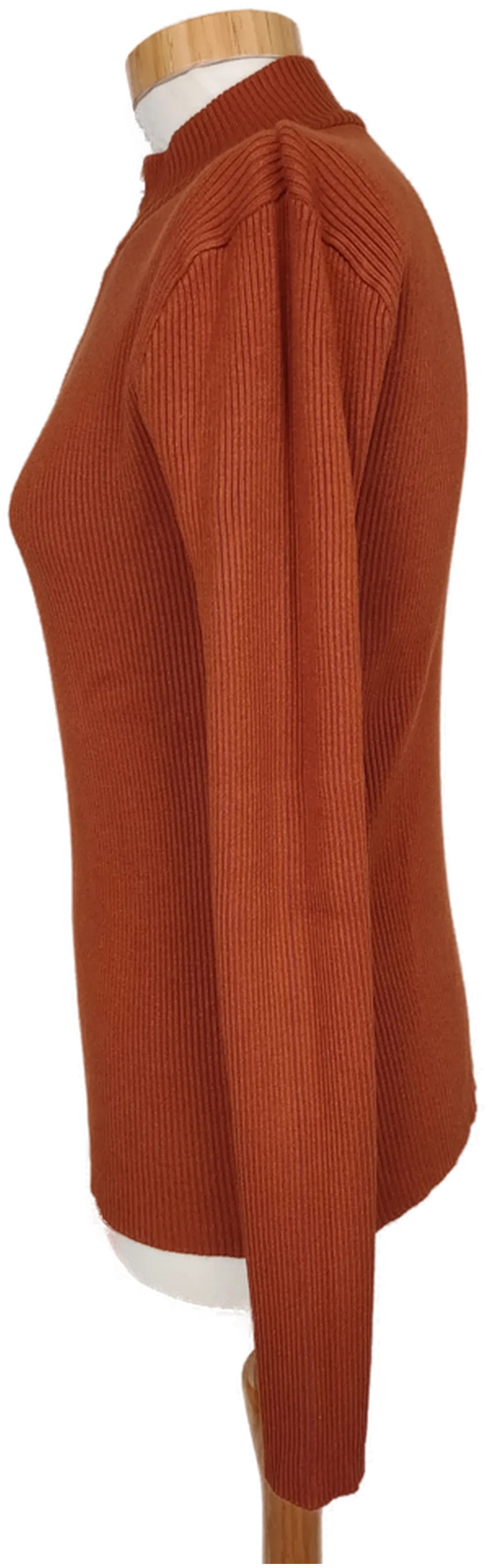 17&Co Damen Pullover mit Reißverschluss, braun - M/38 – Bild 3