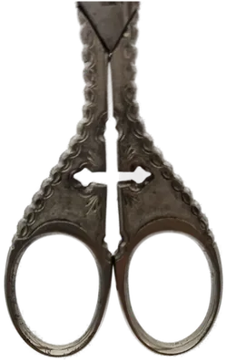 Antike Schere Solingen Kreuz 18 cm Vintage - Bild 3