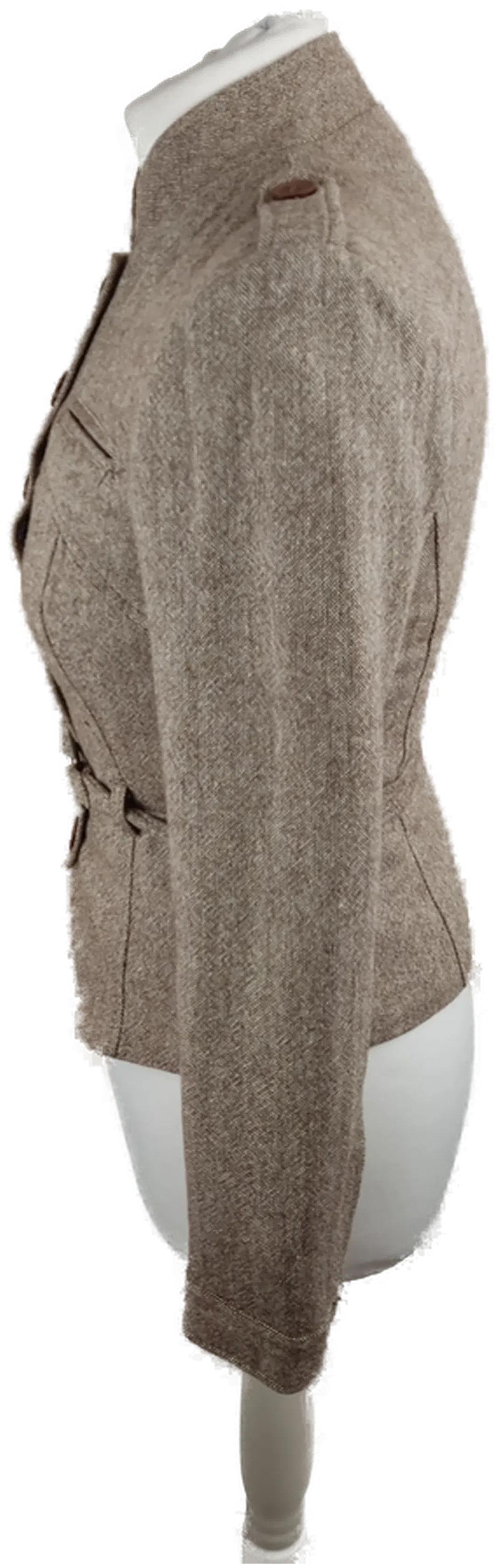 Vero Moda Wolljacke für Damen in Taupe, Größe 36 | Vintage-Charme – Bild 2