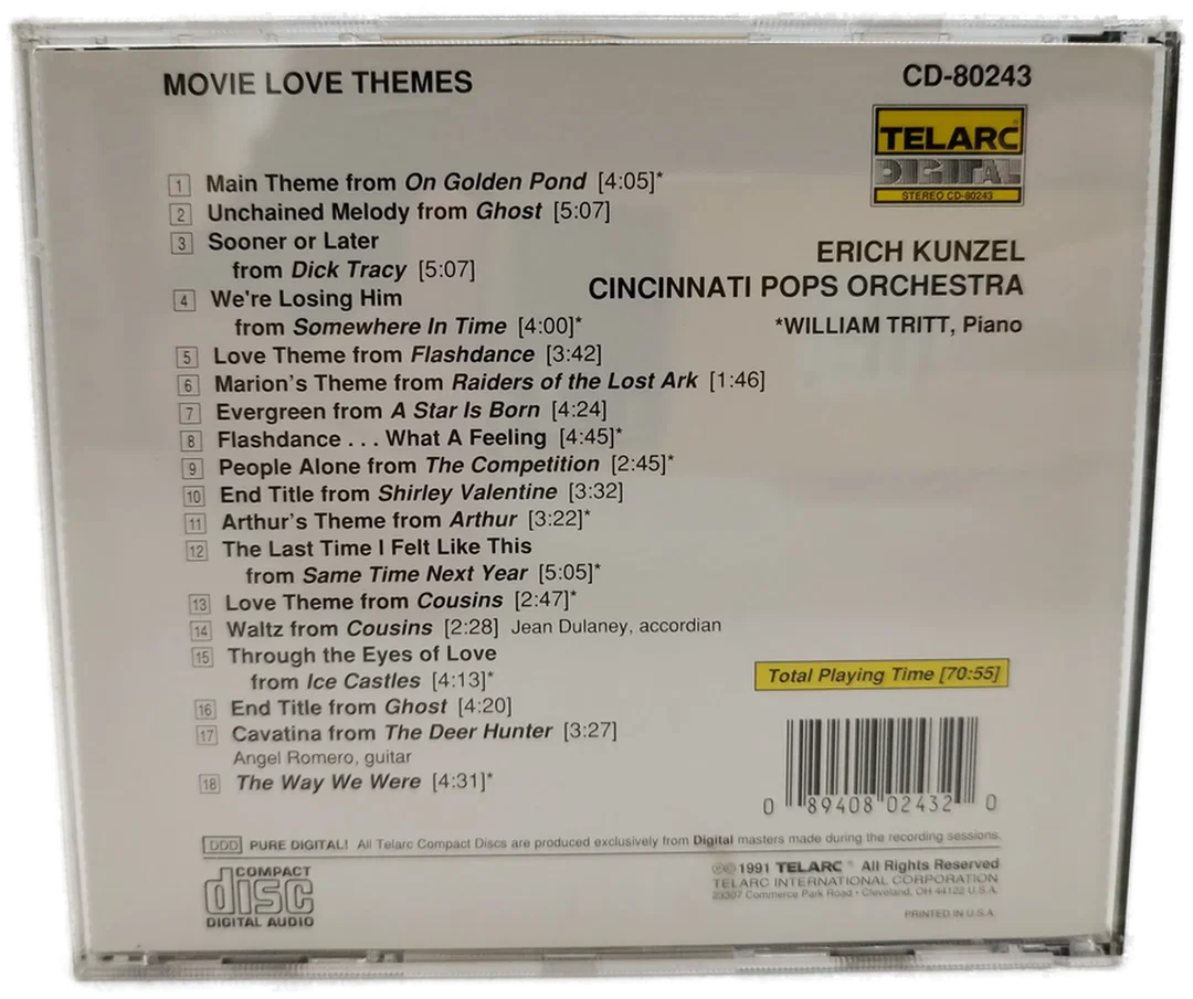 Movie Love Themes - CD / 1991 – Bild 2