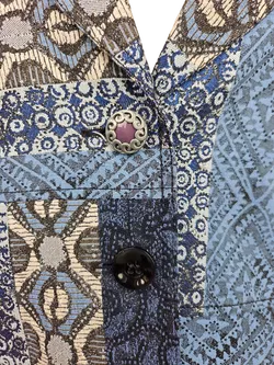 Steilmann Damen Blazermantel, blau - Gr. XL/42 - Bild 4