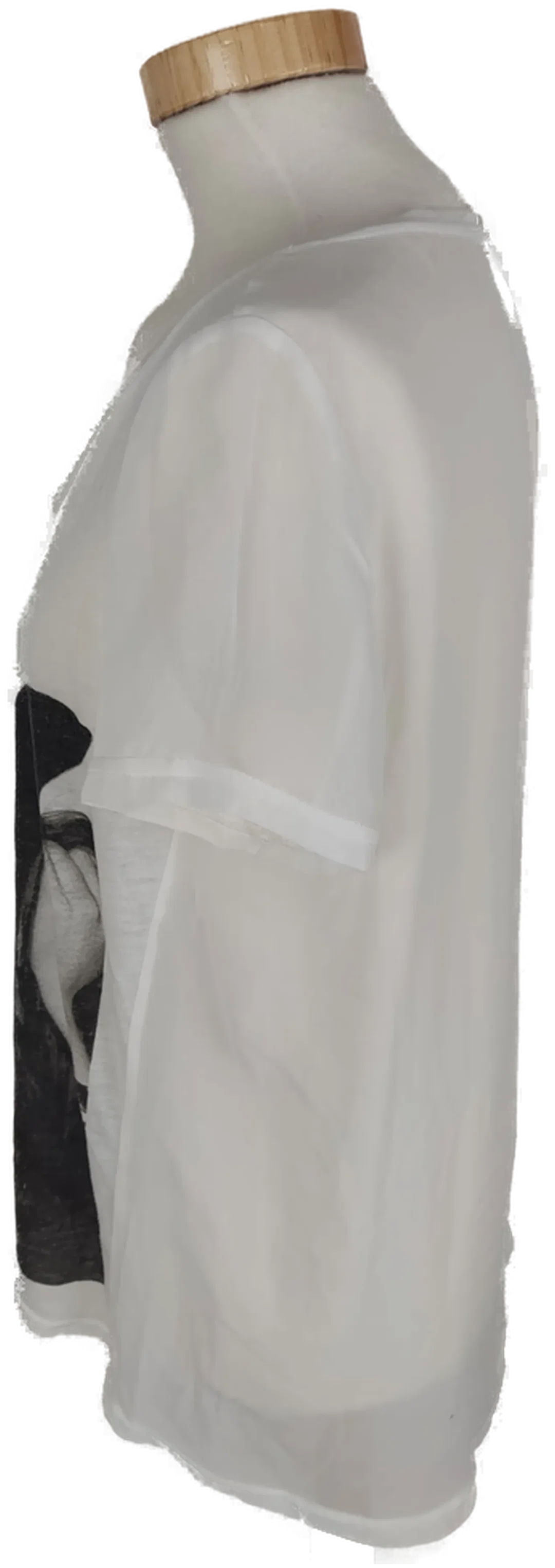T-Shirt "Vero Moda", kurzarm mit Rundhalsausschnitt, weiß mit Aufdruck, Größe M – Bild 2