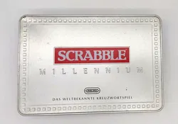 Scrabble Millenium Metallbox von Mattel - 2-4 Spieler Ab 10 Jahren - Bild 1