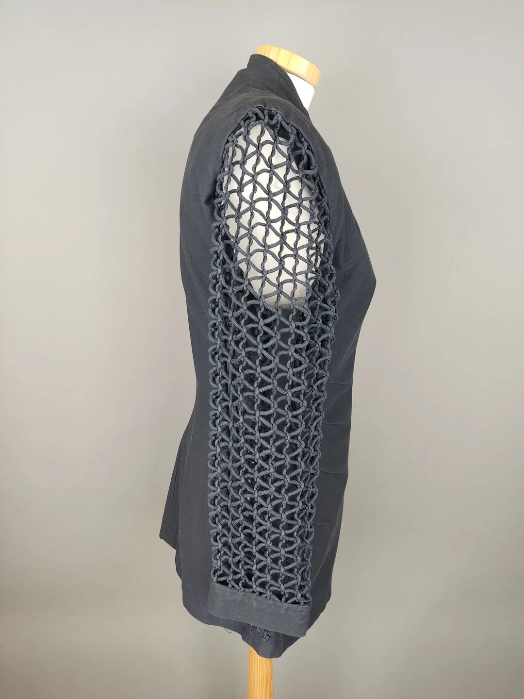 Damen-Blazer mit geknüpften Makramee-Details - M/L – Bild 2