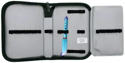 Schüler-Etui Fußballmotiv – Federmäppchen mit Reißverschluss, leer - Bild 3