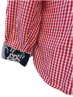 Tommy Hilfiger Damen Hemd, rot - Gr. 40 - Bild 7
