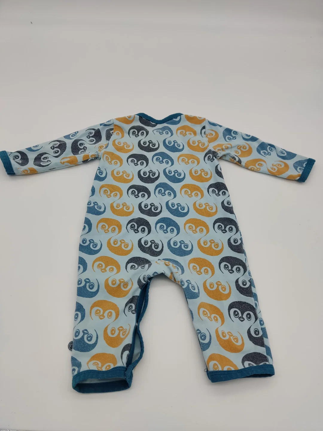 Baby Pyjama "minymo" langarm mit Rundhalsausschnitt, bunt, Größe 56 – Bild 2