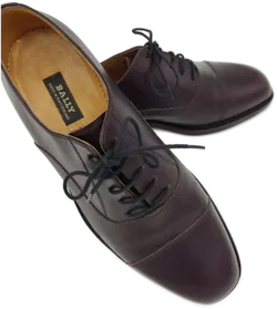 Bally Herrenhalbschuhe bordeaux - Gr. 8 - Bild 3