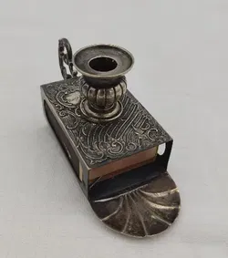 Vintage Kerzen- und Streichholzschachtelhalter - Bild 3