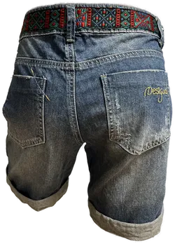 DESIGUAL Jeanshose kurz Damen Gr. 32 - Bild 2
