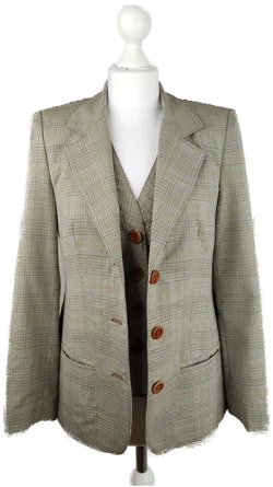 Kariertes Damen-Set Gr. S | Casual-Eleganz - Bild 2