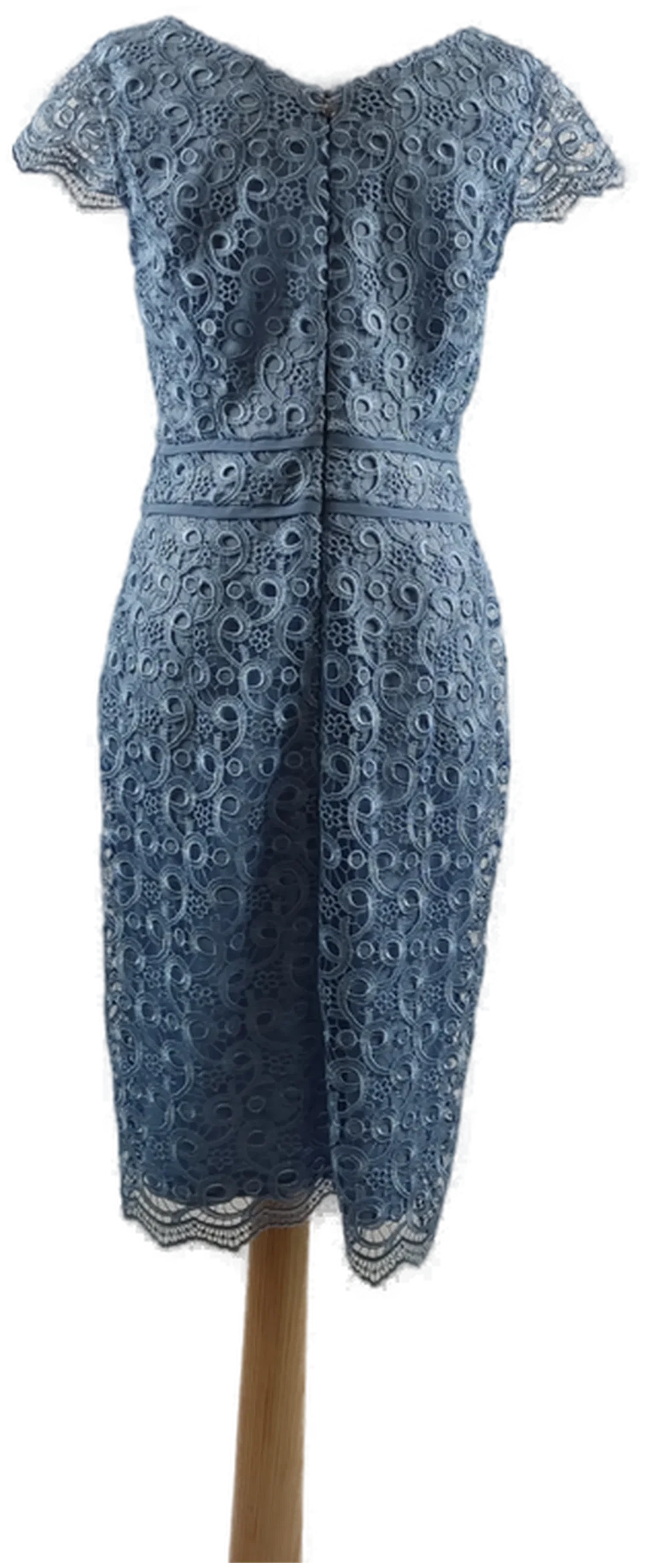 Kleid mit Spitze Hellblau  – Bild 5