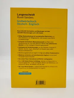 Langenscheidt Muret-Sanders Großwörterbuch Englisch - Eduard Muret,Daniel Sanders - Bild 2