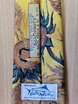 Vintage Ralph Marlin Krawatte Vincent van Gogh 